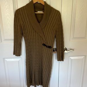 Calvin Klein sweater dress. Brown size M